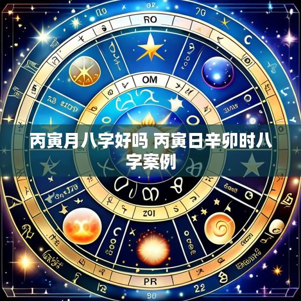 丙寅月八字好吗 丙寅日辛卯时八字案例