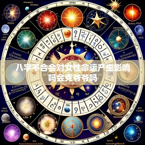 八字不合会对女性命运产生影响吗会克爷爷吗