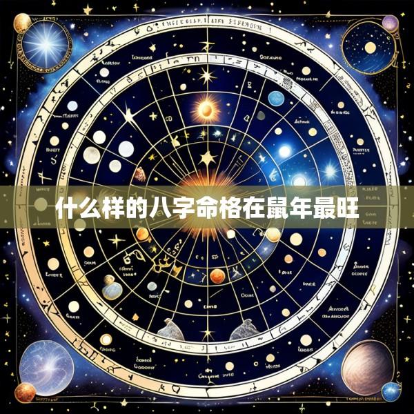 什么样的八字命格在鼠年最旺
