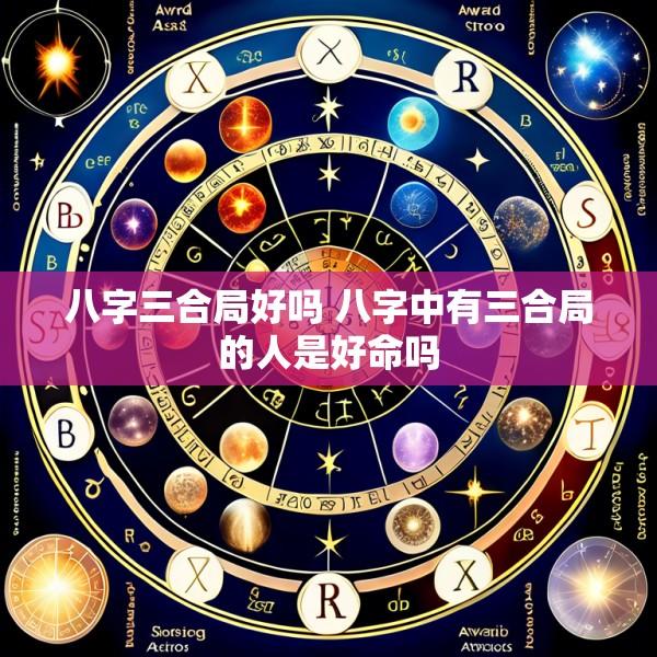八字三合局好吗 八字中有三合局的人是好命吗