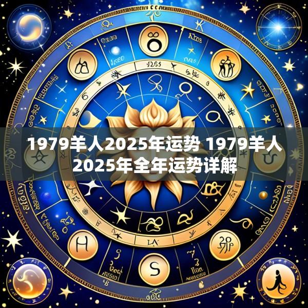 1979羊人2025年运势 1979羊人2025年全年运势详解