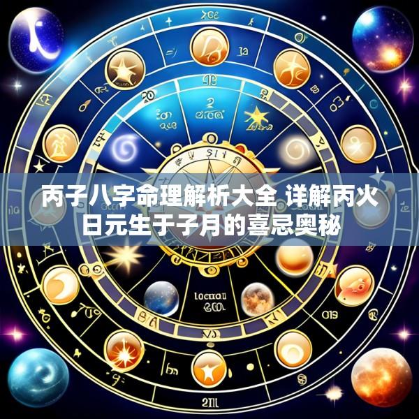 丙子八字命理解析大全 详解丙火日元生于子月的喜忌奥秘