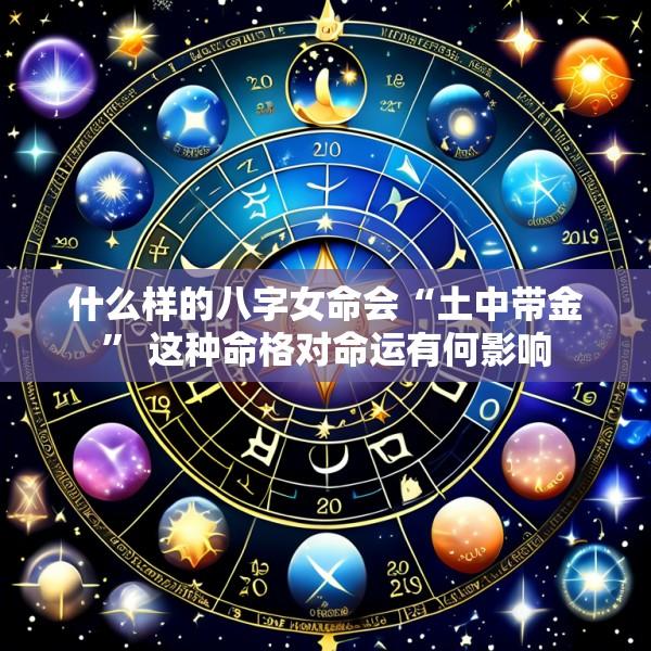 什么样的八字女命会“土中带金” 这种命格对命运有何影响