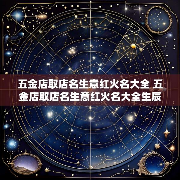 五金店取店名生意红火名大全 五金店取店名生意红火名大全生辰八字