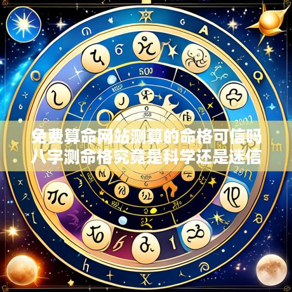 免费算命网站测算的命格可信吗八字测命格究竟是科学还是迷信