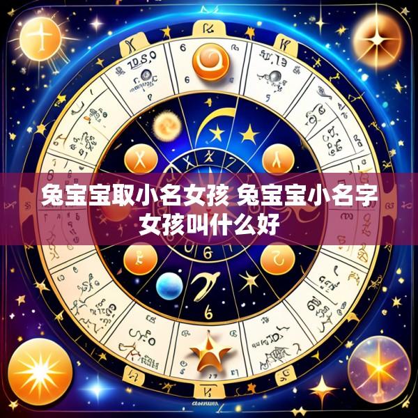 兔宝宝取小名女孩 兔宝宝小名字女孩叫什么好