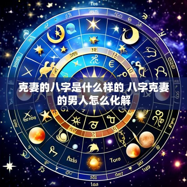 克妻的八字是什么样的 八字克妻的男人怎么化解