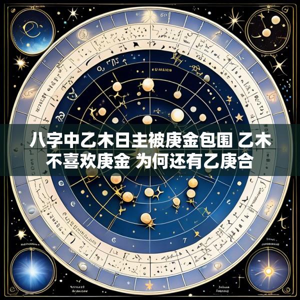 八字中乙木日主被庚金包围 乙木不喜欢庚金 为何还有乙庚合