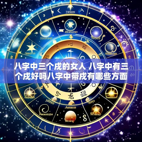 八字中三个戌的女人 八字中有三个戌好吗八字中带戌有哪些方面