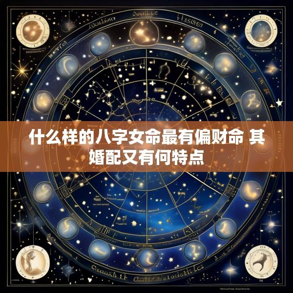 什么样的八字女命最有偏财命 其婚配又有何特点