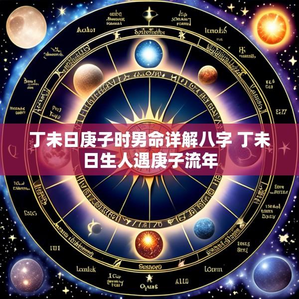 丁未日庚子时男命详解八字 丁未日生人遇庚子流年