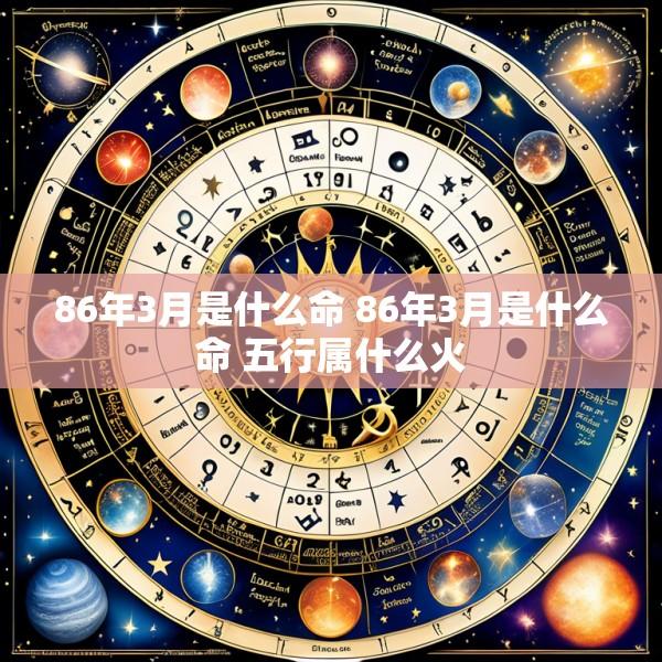 86年3月是什么命 86年3月是什么命 五行属什么火