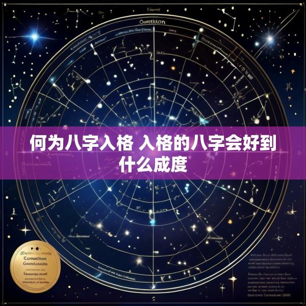 何为八字入格 入格的八字会好到什么成度