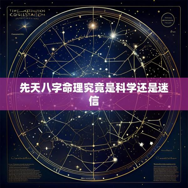 先天八字命理究竟是科学还是迷信