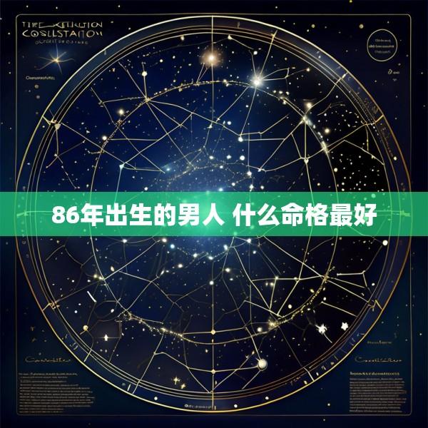 86年出生的男人 什么命格最好