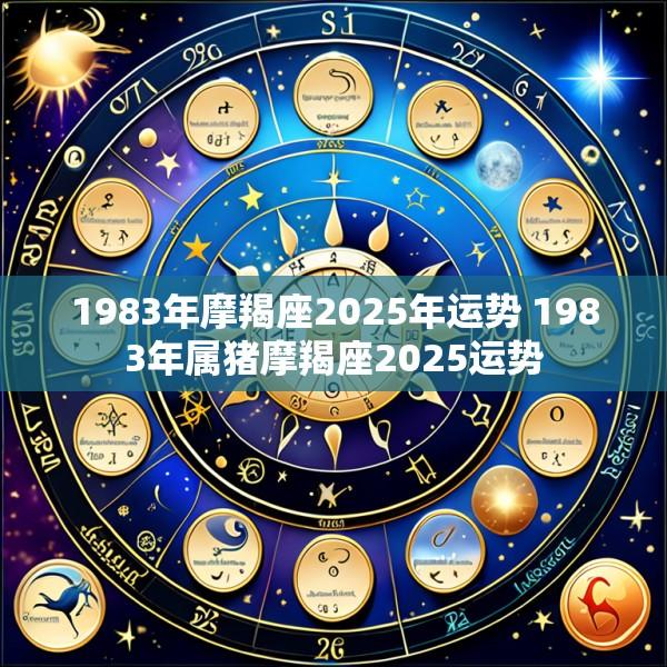 1983年摩羯座2025年运势 1983年属猪摩羯座2025运势