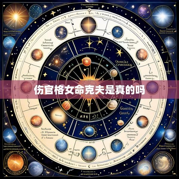伤官格女命克夫是真的吗