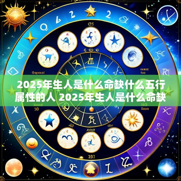 2025年生人是什么命缺什么五行属性的人 2025年生人是什么命缺什么五行属性的人呢