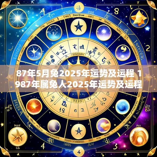 87年5月兔2025年运势及运程 1987年属兔人2025年运势及运程