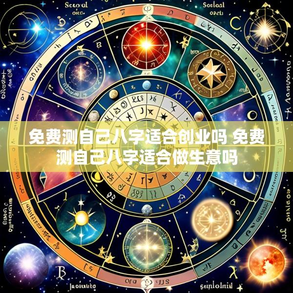 免费测自己八字适合创业吗 免费测自己八字适合做生意吗