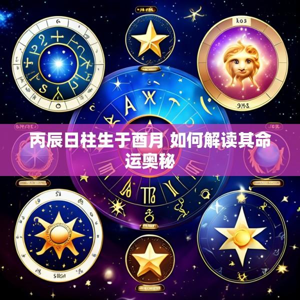 丙辰日柱生于酉月 如何解读其命运奥秘