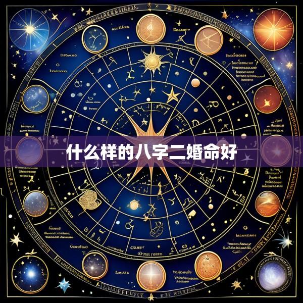 什么样的八字二婚命好