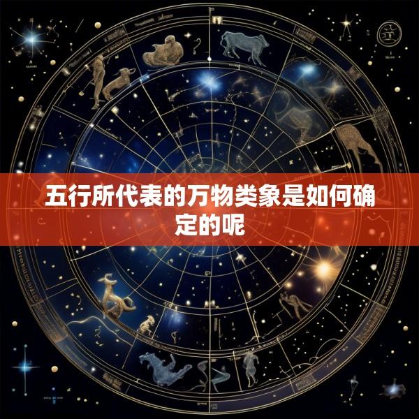 五行所代表的万物类象是如何确定的呢