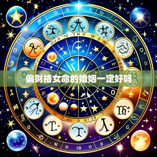 偏财格女命的婚姻一定好吗