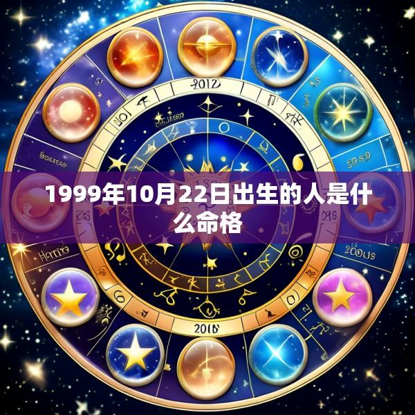 1999年10月22日出生的人是什么命格