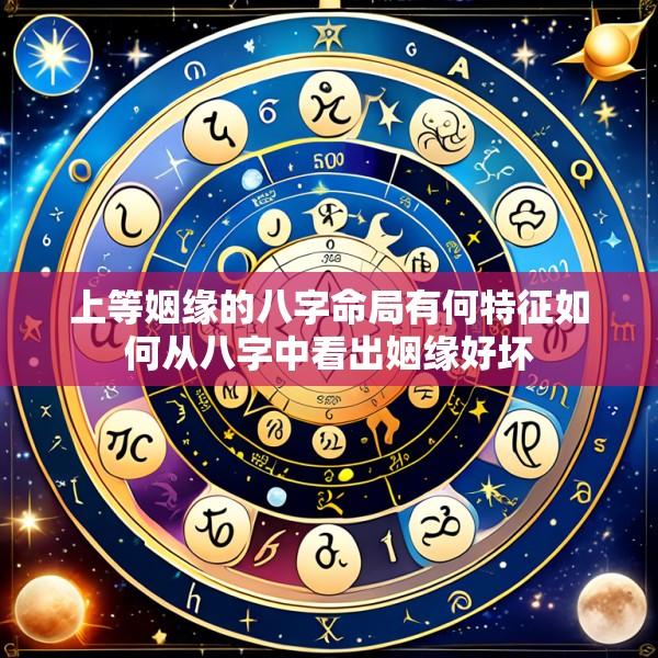 上等姻缘的八字命局有何特征如何从八字中看出姻缘好坏