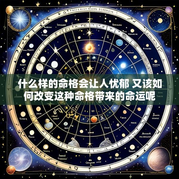 什么样的命格会让人忧郁 又该如何改变这种命格带来的命运呢