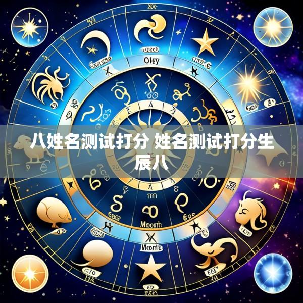 八姓名测试打分 姓名测试打分生辰八