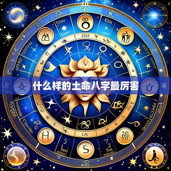 什么样的土命八字最厉害