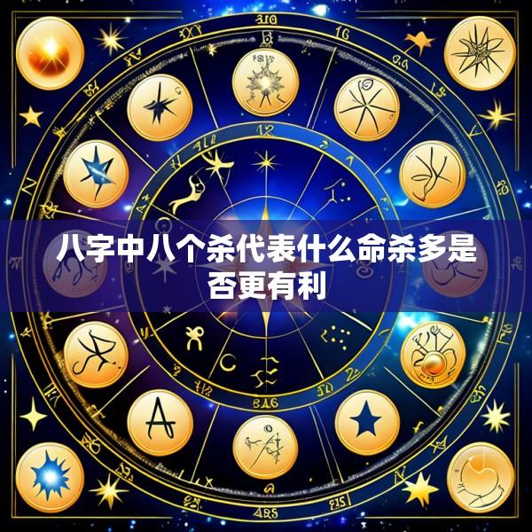 八字中八个杀代表什么命杀多是否更有利