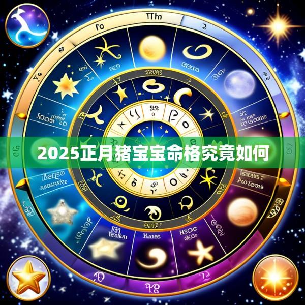 2025正月猪宝宝命格究竟如何