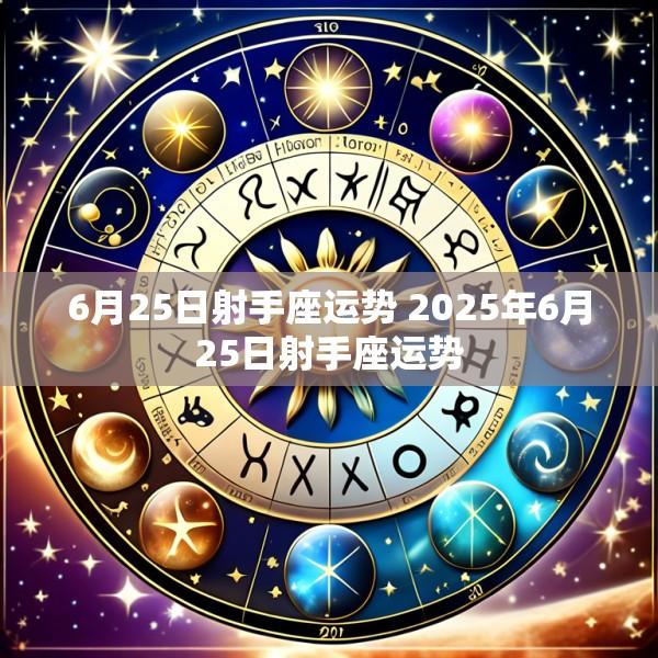 6月25日射手座运势 2025年6月25日射手座运势