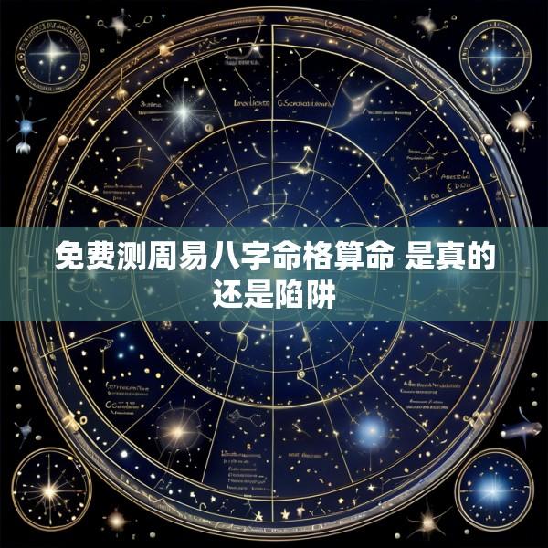 免费测周易八字命格算命 是真的还是陷阱