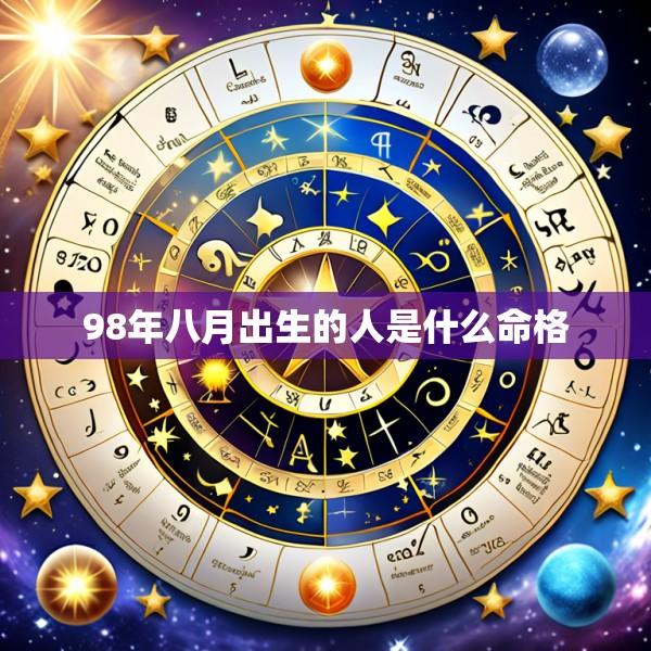 98年八月出生的人是什么命格