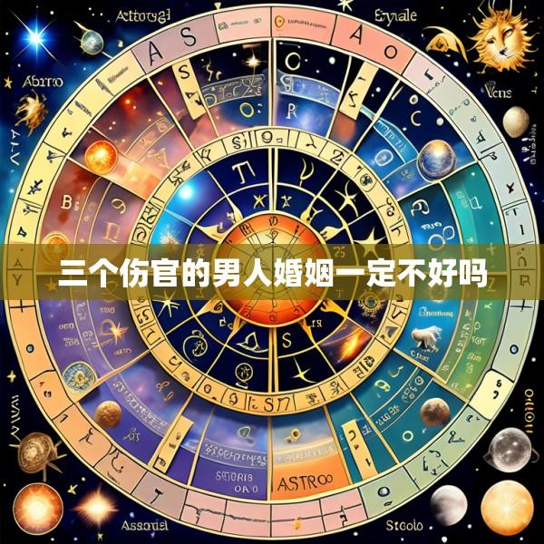 三个伤官的男人婚姻一定不好吗