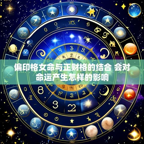 偏印格女命与正财格的结合 会对命运产生怎样的影响