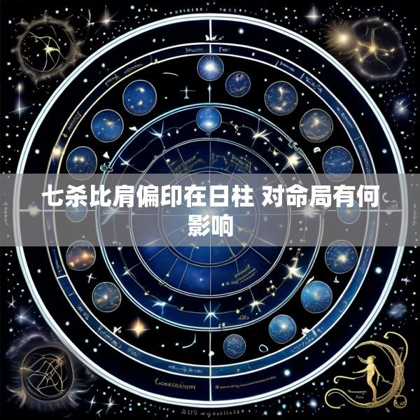 七杀比肩偏印在日柱 对命局有何影响