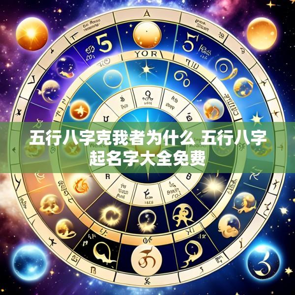 五行八字克我者为什么 五行八字起名字大全免费
