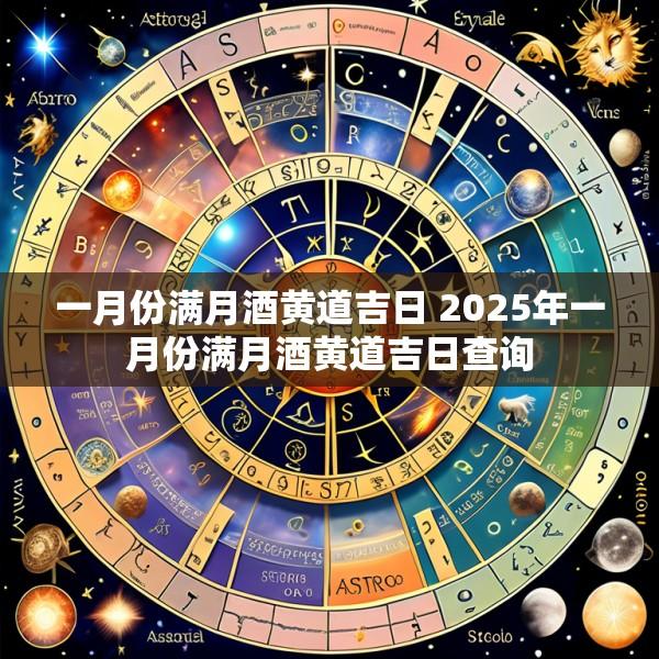 一月份满月酒黄道吉日 2025年一月份满月酒黄道吉日查询