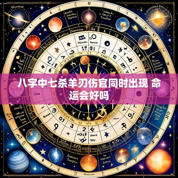 八字中七杀羊刃伤官同时出现 命运会好吗