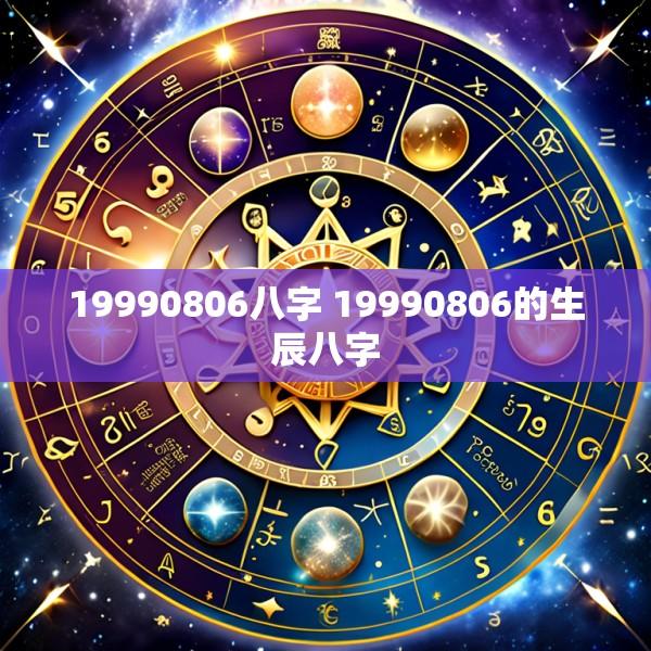 19990806八字 19990806的生辰八字