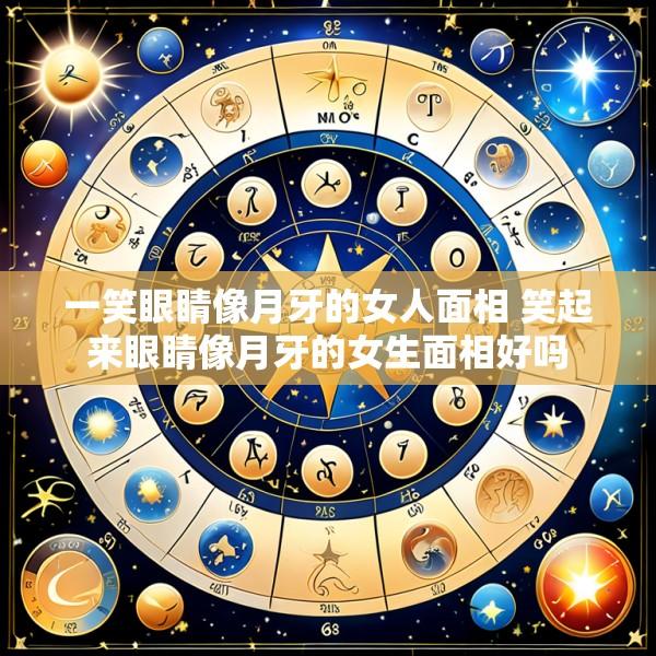 一笑眼睛像月牙的女人面相 笑起来眼睛像月牙的女生面相好吗
