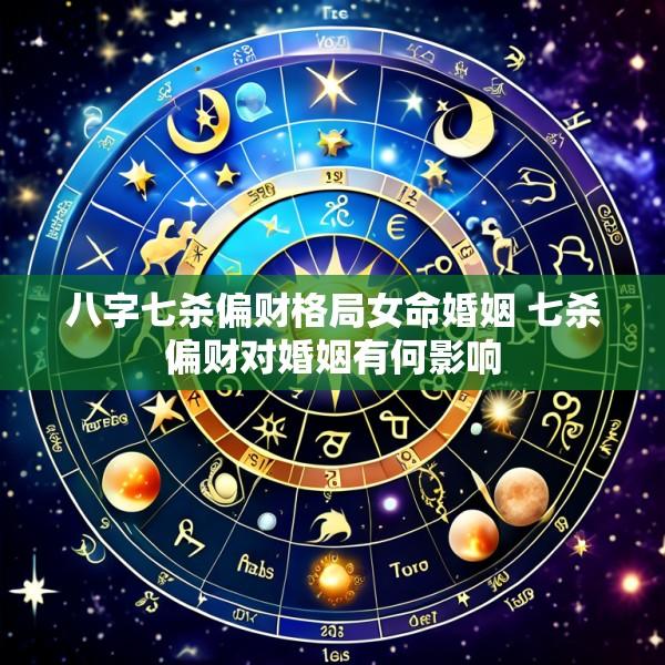 八字七杀偏财格局女命婚姻 七杀偏财对婚姻有何影响
