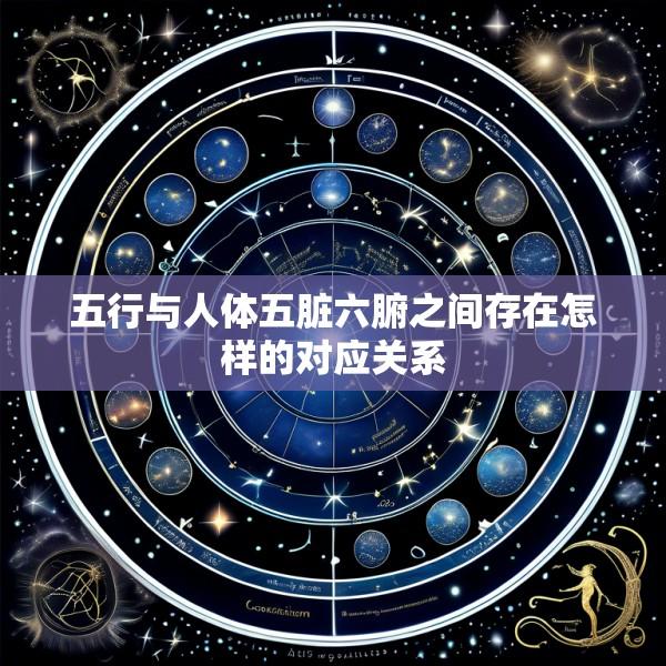 五行与人体五脏六腑之间存在怎样的对应关系