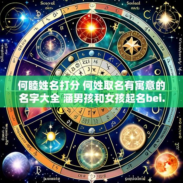 何睦姓名打分 何姓取名有寓意的名字大全 涵男孩和女孩起名bei...