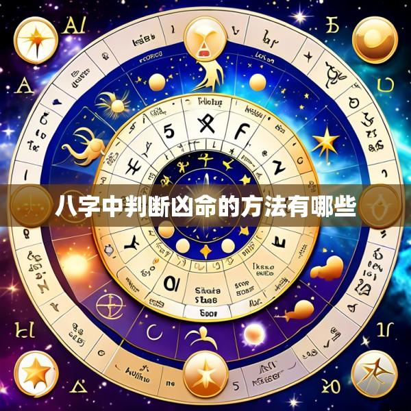 八字中判断凶命的方法有哪些